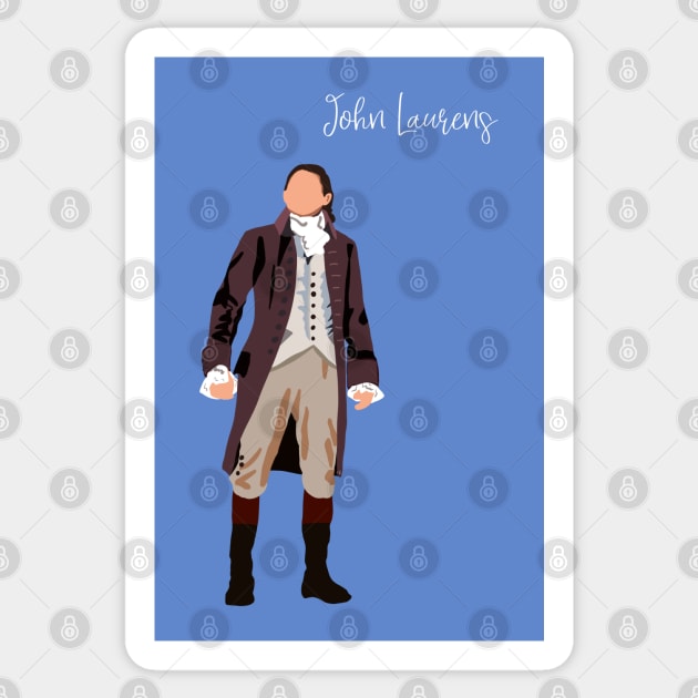 John Laurens Hamilton Sticker by Bookishandgeeky